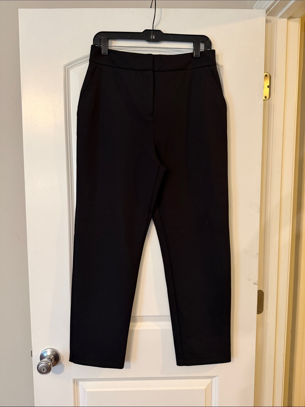 MaxMara Black Straight-Leg Tailored Pants